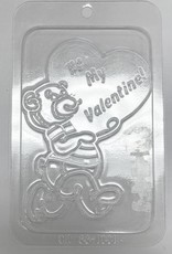 Bear Be My Valentine Chocolate Mold