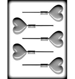 CK Products Heart Hard Candy Sucker Mold (2")