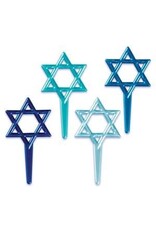 Star of David Cupcake Picks