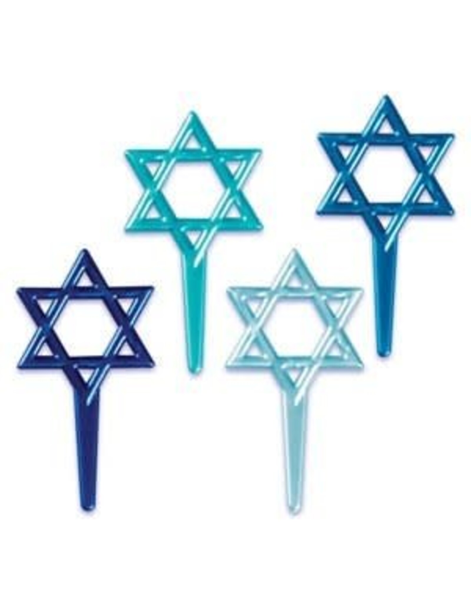 Star of David Cupcake Picks