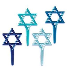 Star of David Cupcake Picks