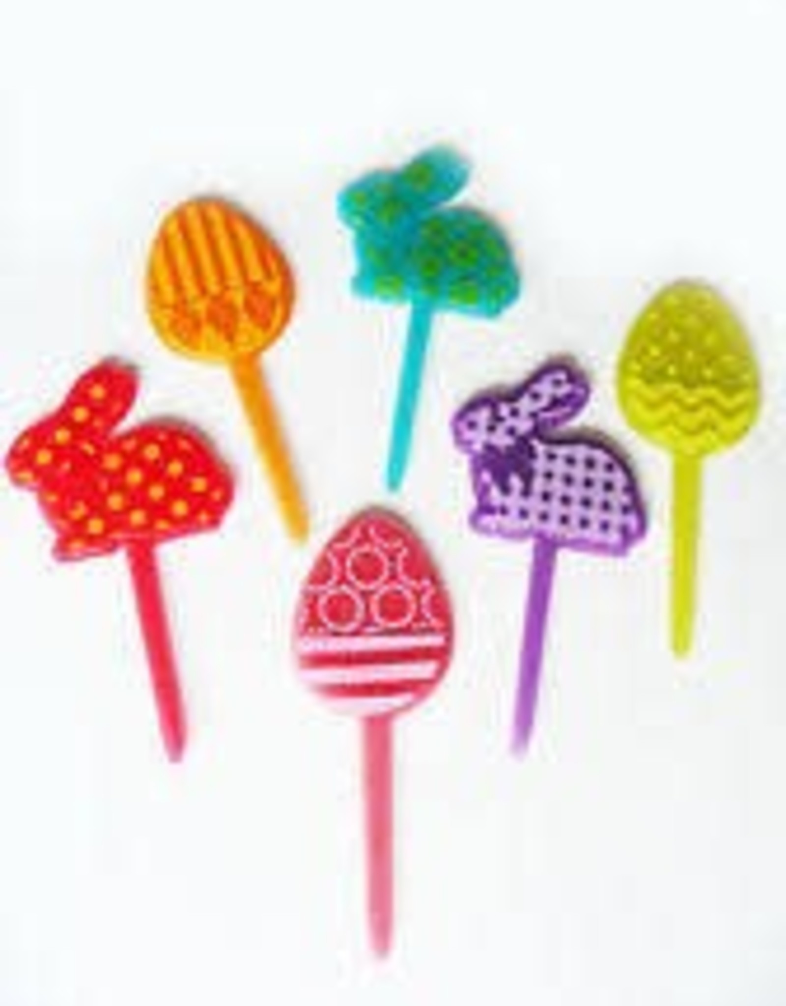 Deco Pack Bunny and Egg Cupcake Picks