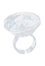 Diamond Wedding Ring (Iridescent) 6/pkg