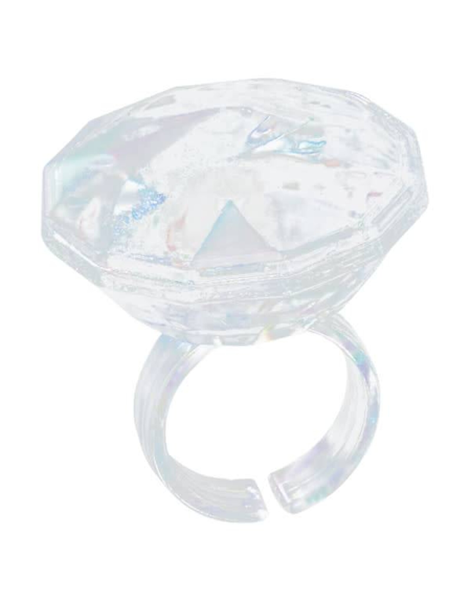 Diamond Wedding Ring (Iridescent) 6/pkg