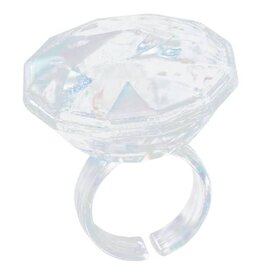Diamond Wedding Ring (Iridescent) 6/pkg