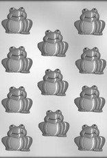 Frog Sitting on all Four Feet Chocolate Mold
