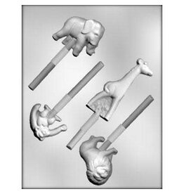 Zoo Animal Chocolate Sucker Mold