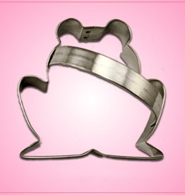 Frog Cookie Cutter with Handle (3.75")