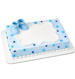 Baby Booties Cake Topper (Blue)