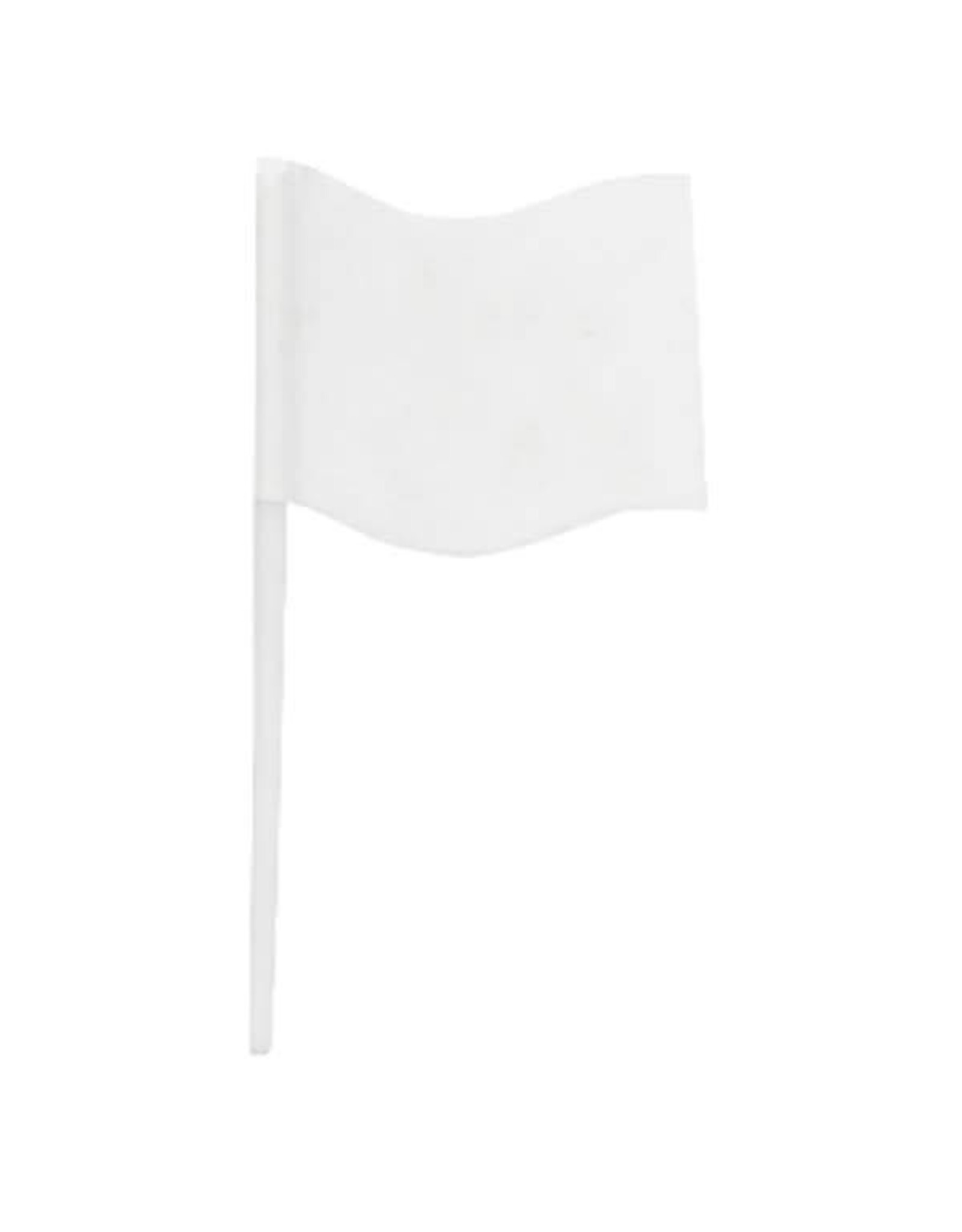 White Flag Cupcake Picks (12/pkg)