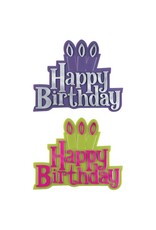 Happy Birthday with Candles Layon