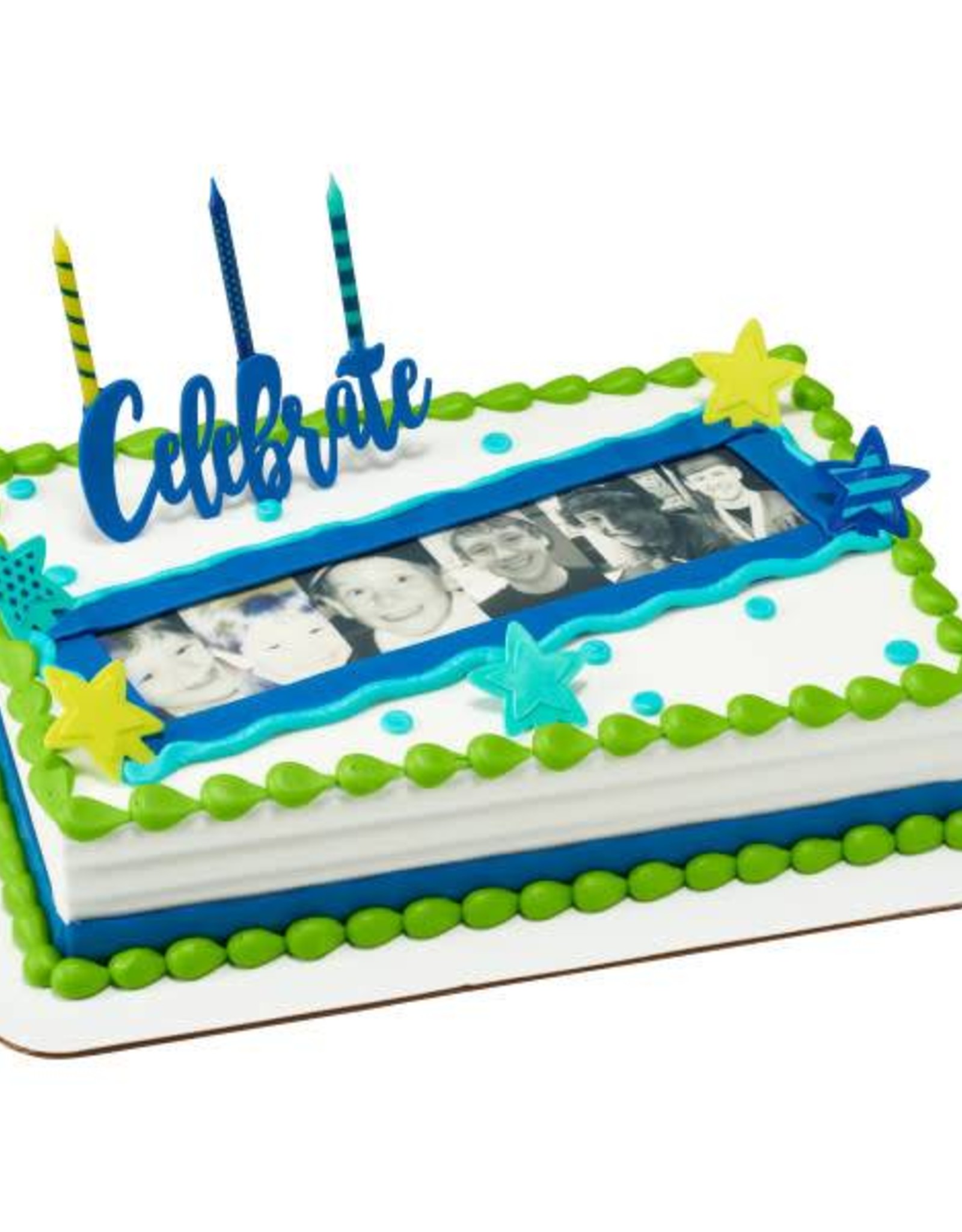 Celebrate Candle Holder Cake Topper