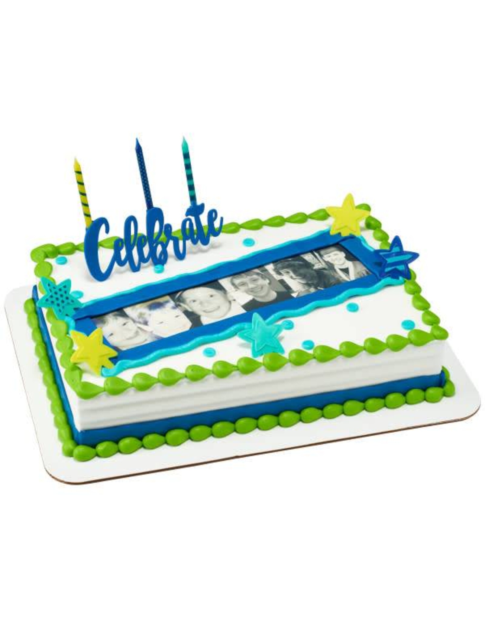 Celebrate Candle Holder Cake Topper