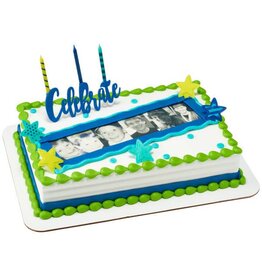 Celebrate Candle Holder Cake Topper