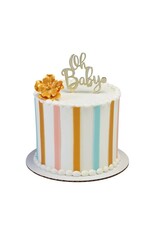 Oh Baby Candle Holder Cake Topper