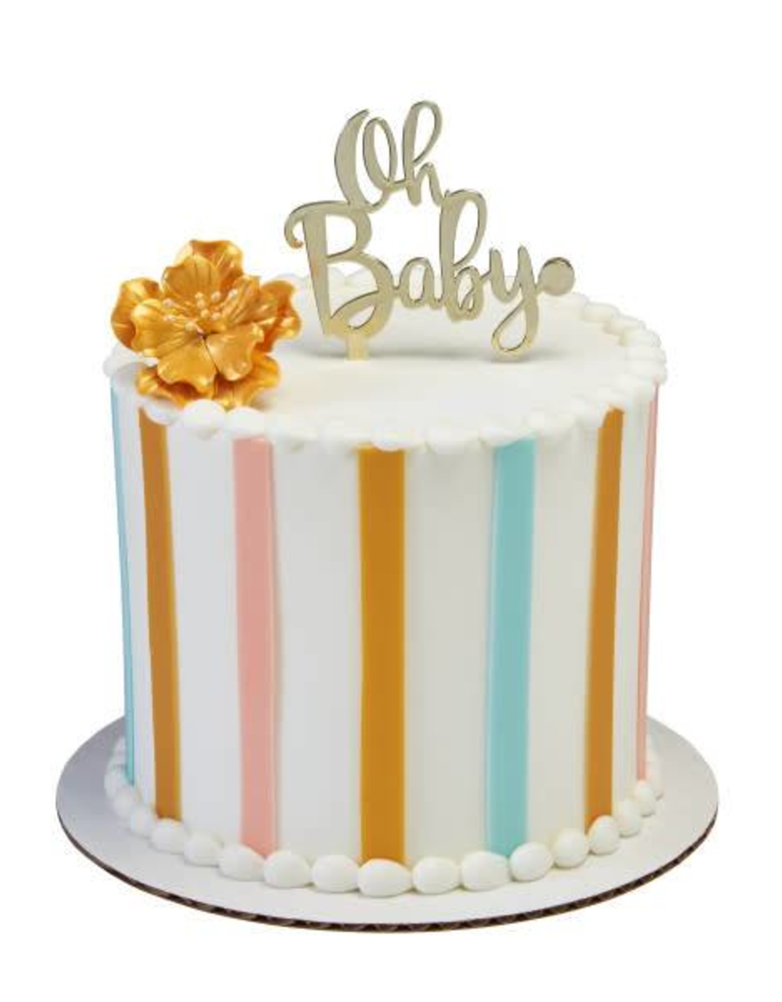 Oh Baby Candle Holder Cake Topper