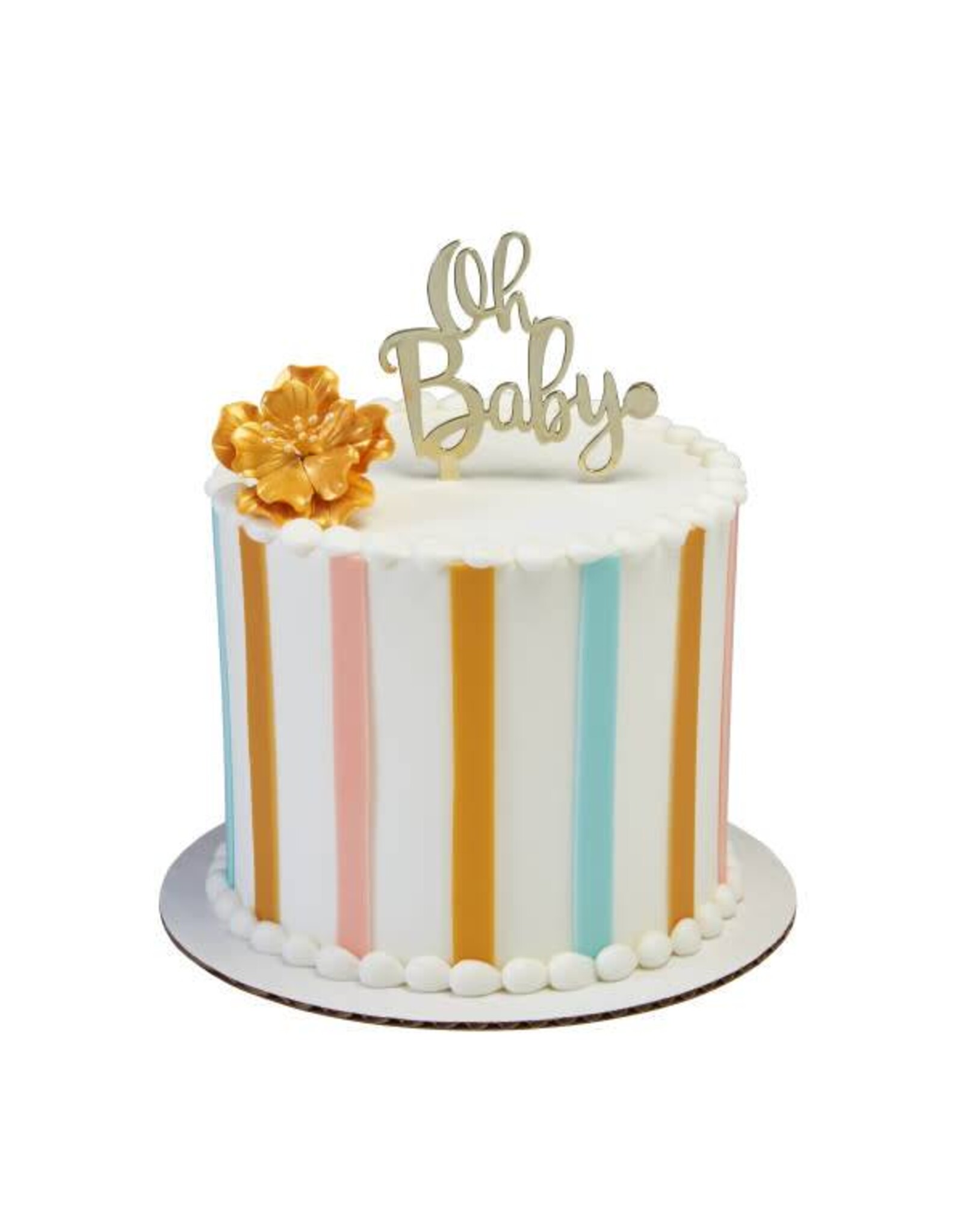 Oh Baby Candle Holder Cake Topper