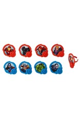 Avengers Cupcake Rings (12/pkg)