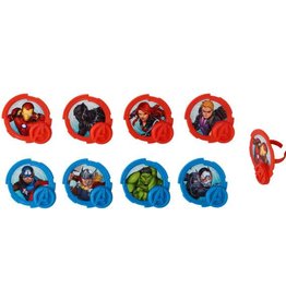 Avengers Cupcake Rings (12/pkg)