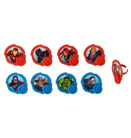 Avengers Cupcake Rings (12/pkg)