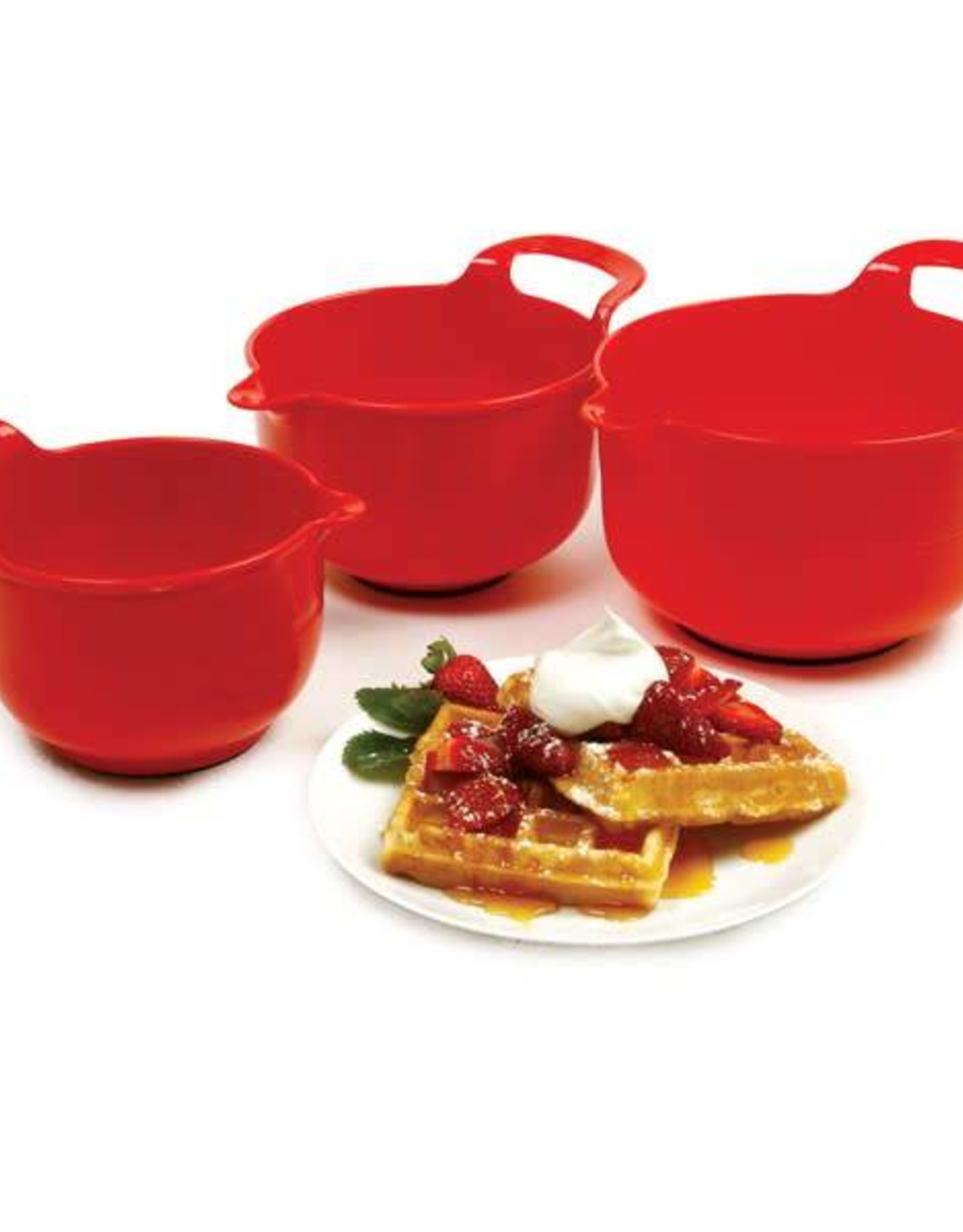 Red Mixing Bowl Set (3pc set)