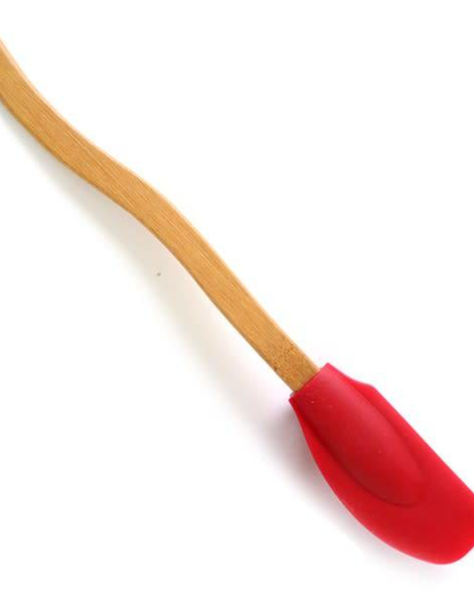 Medium Silicone Spatula with Hook (Red)