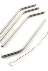 Stainless Steel Drinking Straws with Cleaning Brush