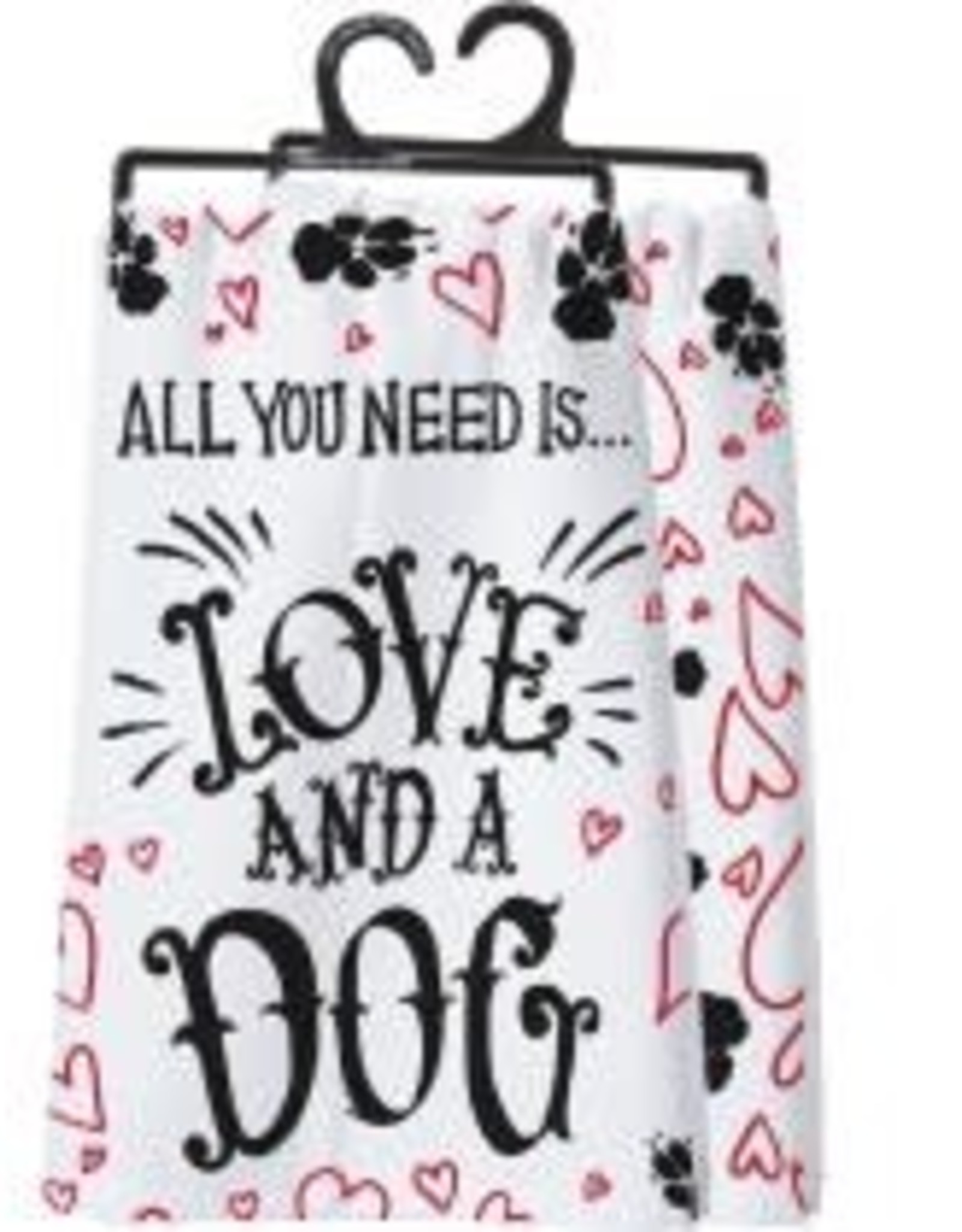 Dish Towel - Love and a Dog