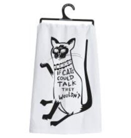 Dish Towel - Cats Could Talk