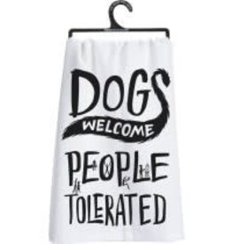 Dish Towel - Dogs Welcome