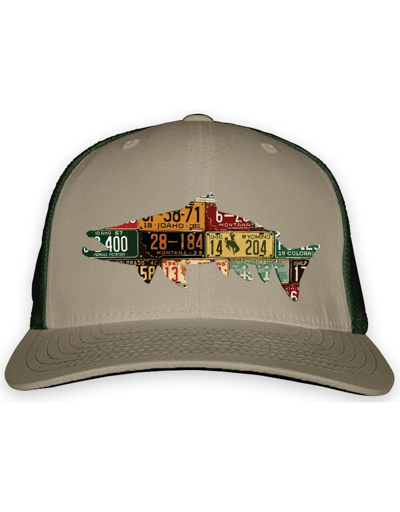 Rep Your Water Vintage License Plate Cap