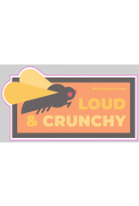 District Angling Loud And Crunchy Sticker