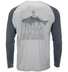 District Angling Honest Abe Long Sleeve Tech Tee