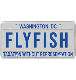 District Angling FLYFISH DC Plate Sticker