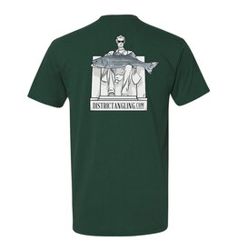 District Angling Honest Abe Short Sleeve Cotton Tee