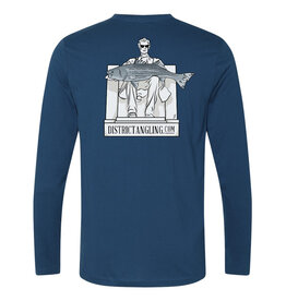 District Angling DA Honest Abe Cotton Tee LS