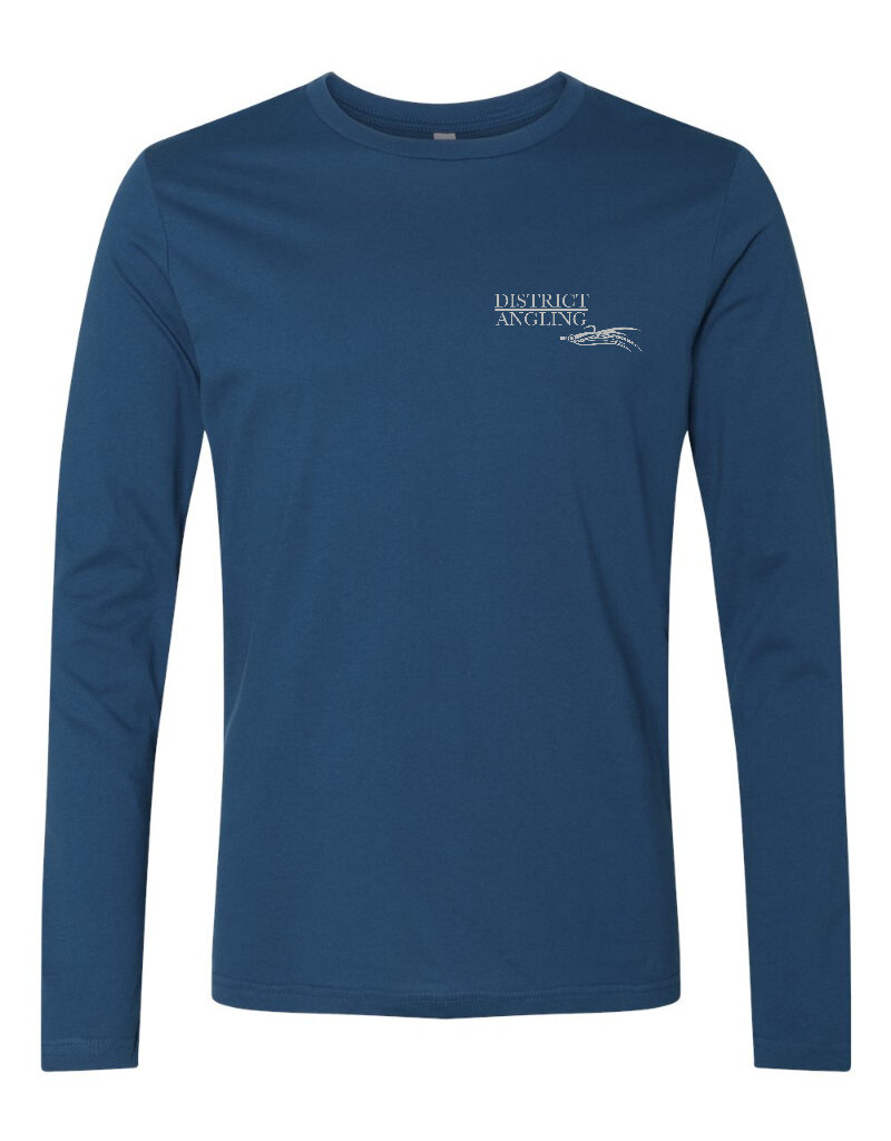 District Angling Honest Abe Long Sleeve Cotton Tee