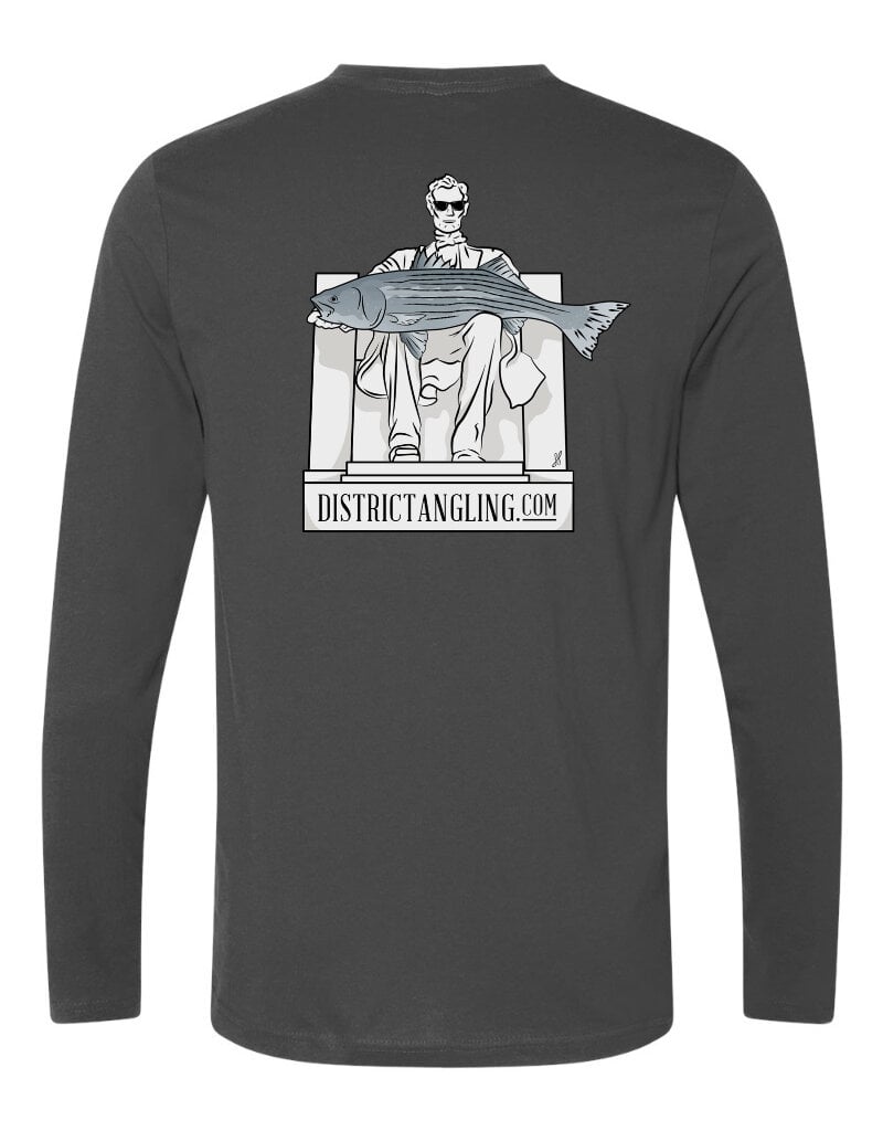 District Angling DA Honest Abe Cotton Tee LS