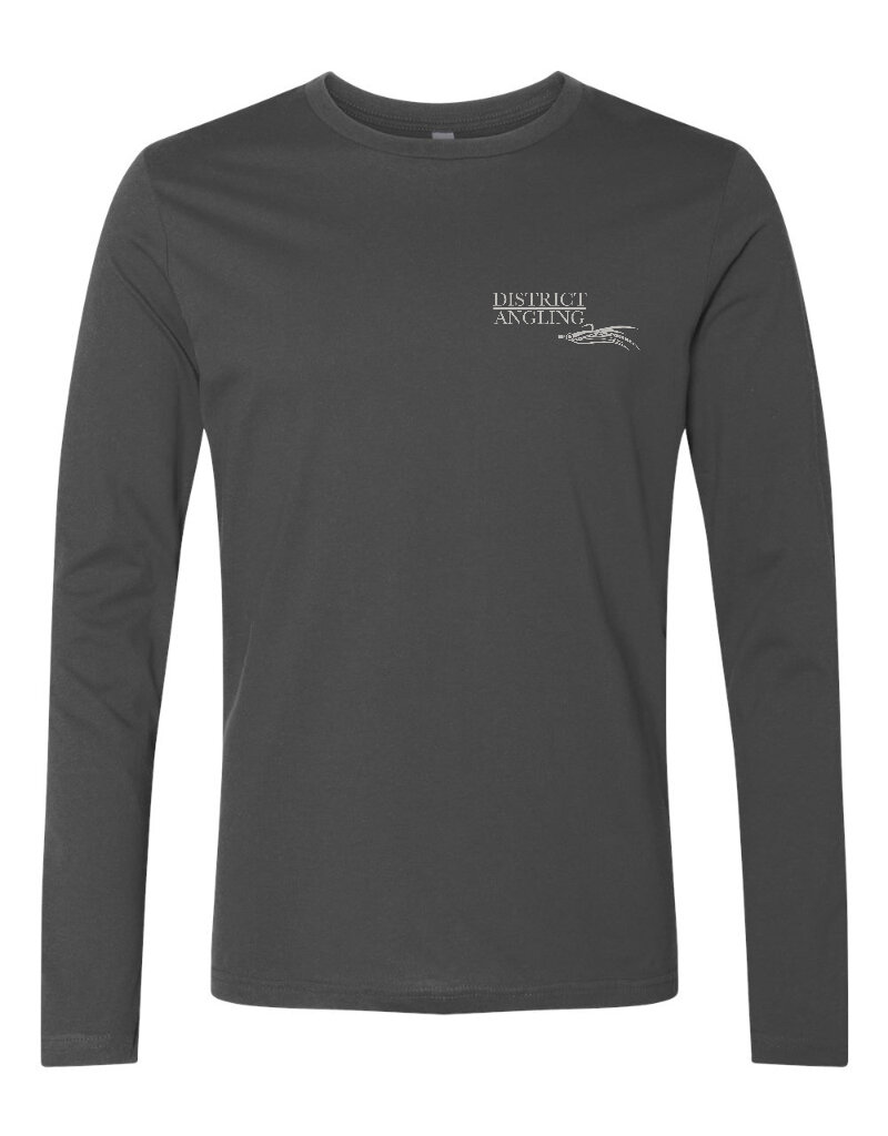 District Angling Honest Abe Long Sleeve Cotton Tee