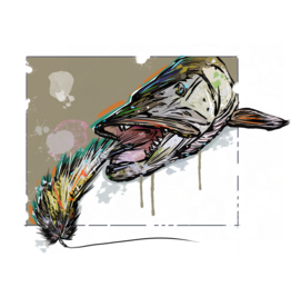 District Angling Musky Sticker