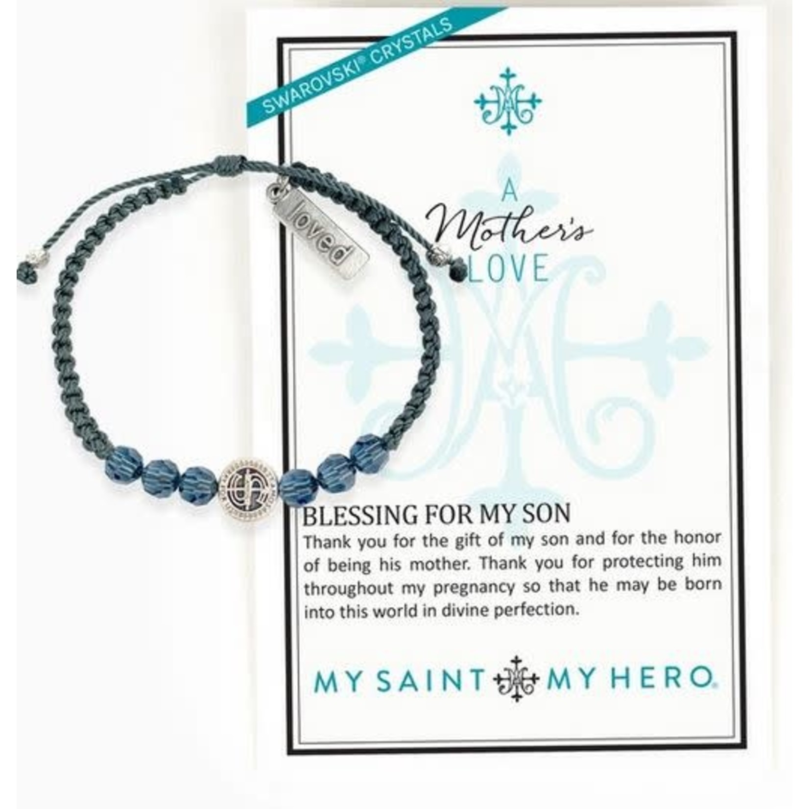 My Saint My Hero A Mother's Love For My Son Bracelet