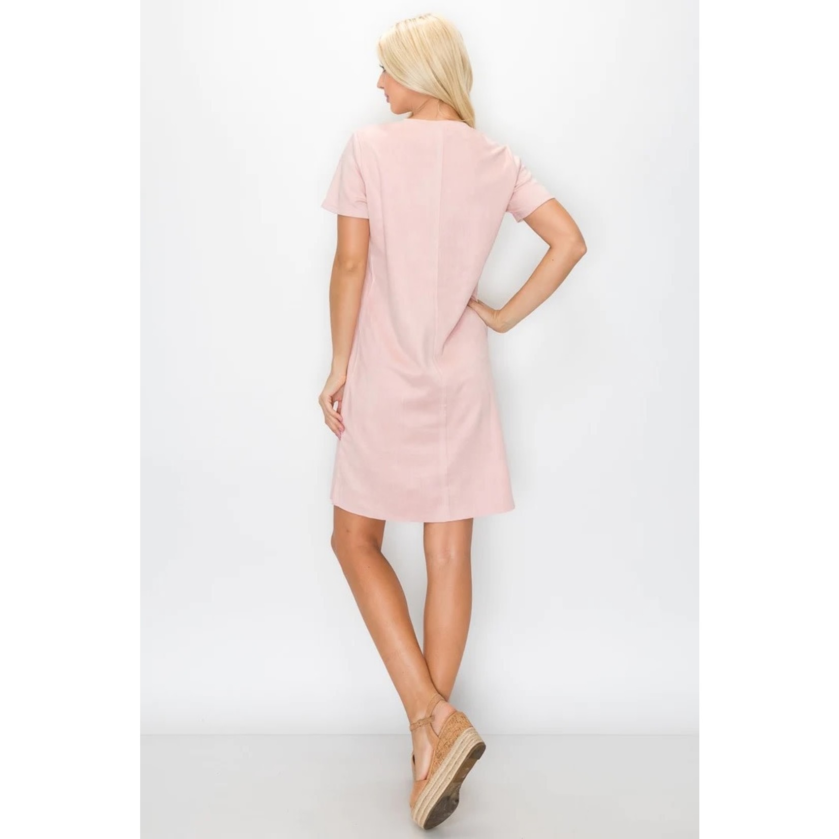 A8449V Audrey V-Neck WITH Pocket Dress