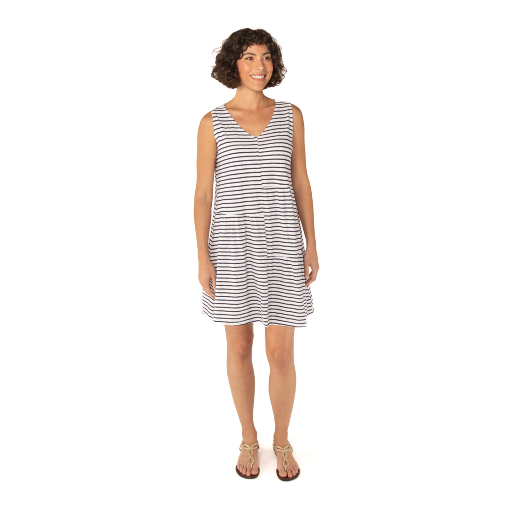 5290784 Stripes Patch Dress