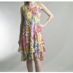 Tempo Paris 3812C - Flower Print Dress