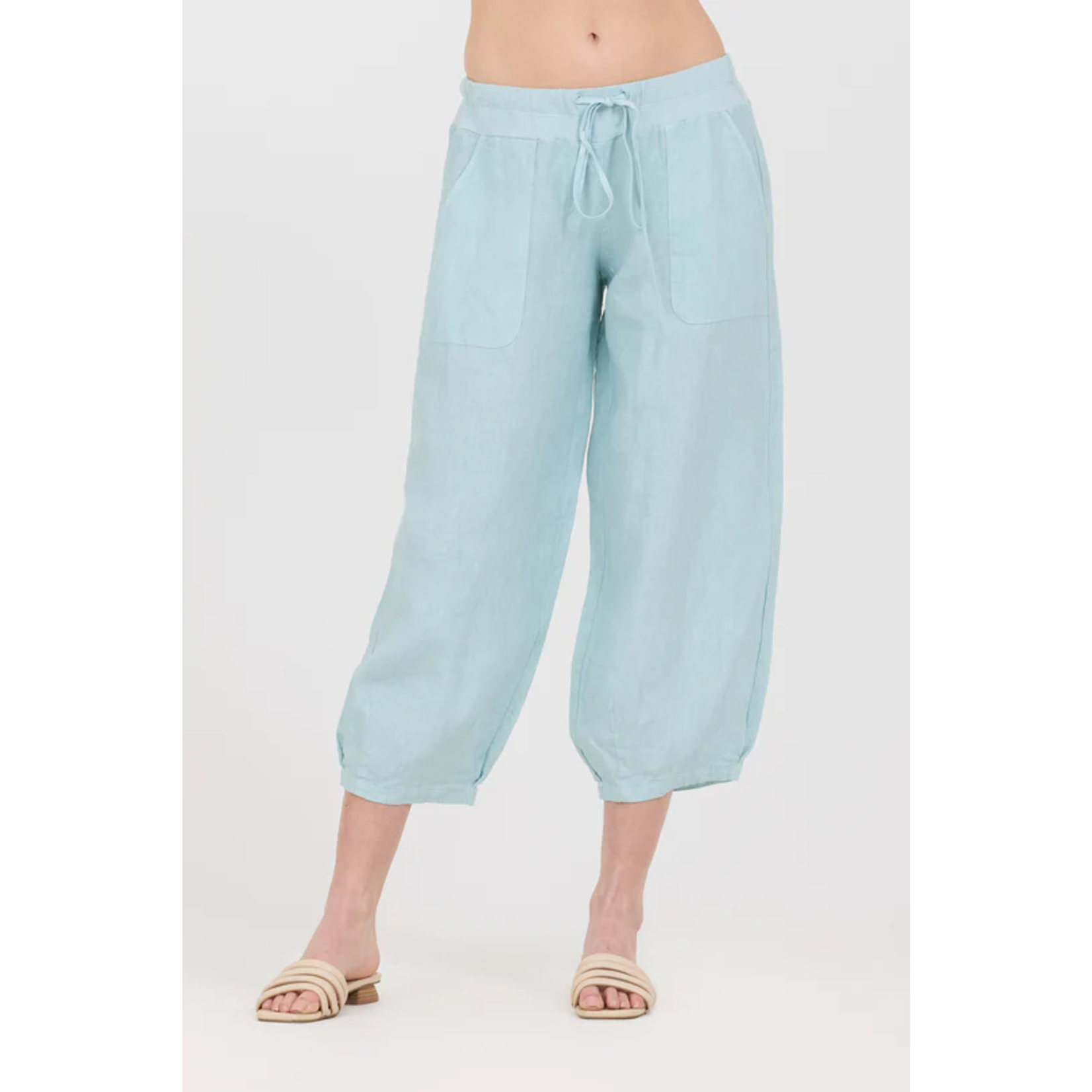 LI1329 Linen Capri