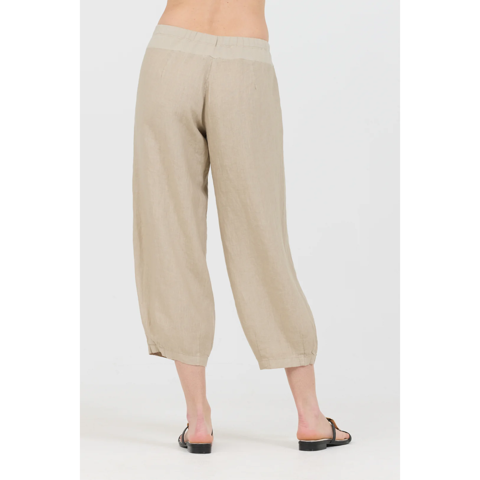 LI1329 Linen Capri