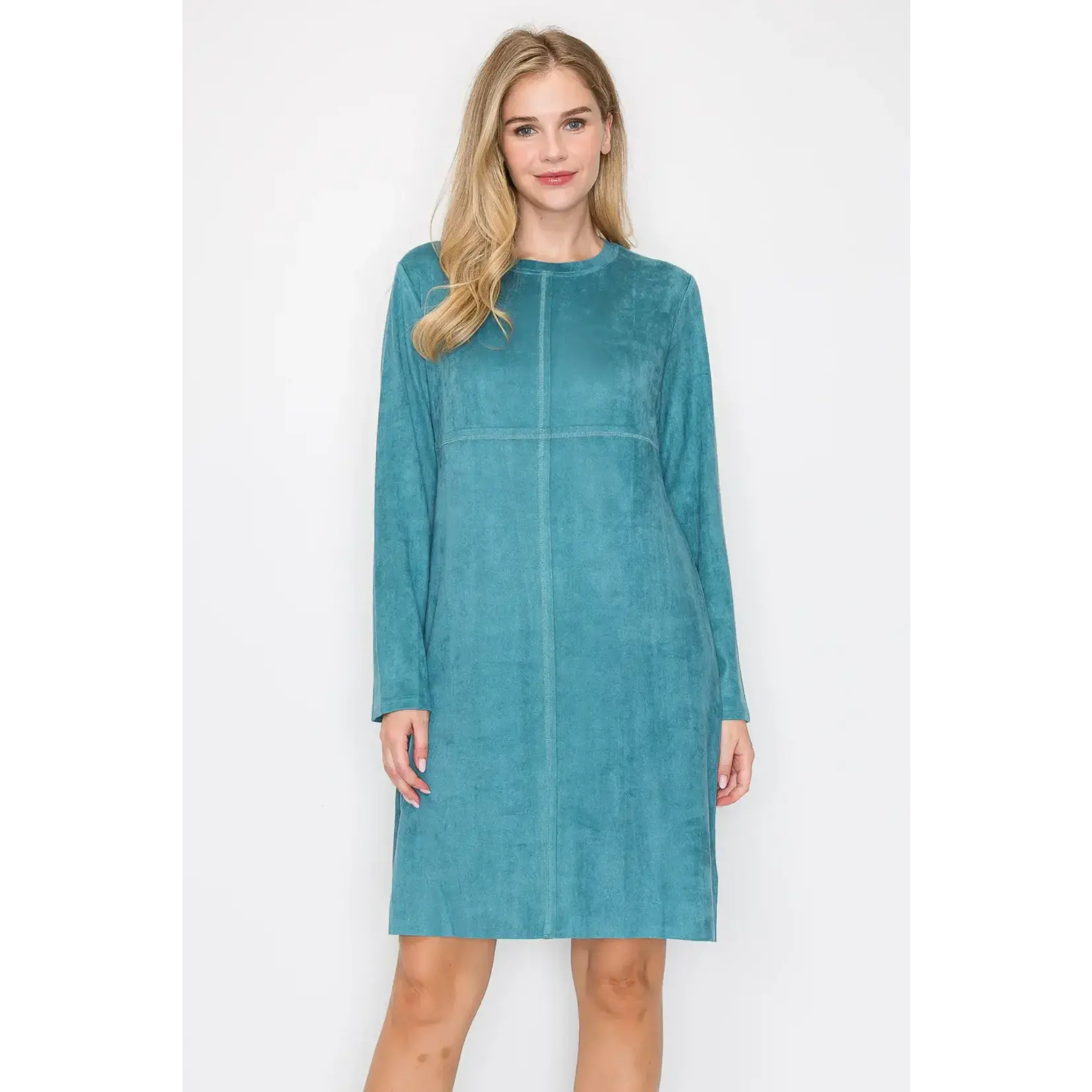 Joh 2059V Aurora Suede Round Neck with Pockets