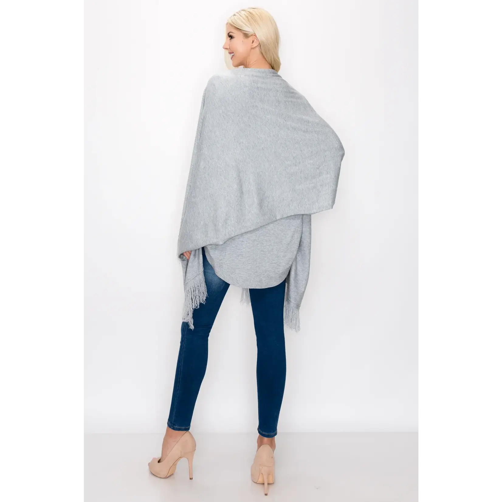 7387SF Simone Sweater Knitted Wrap / Scarf