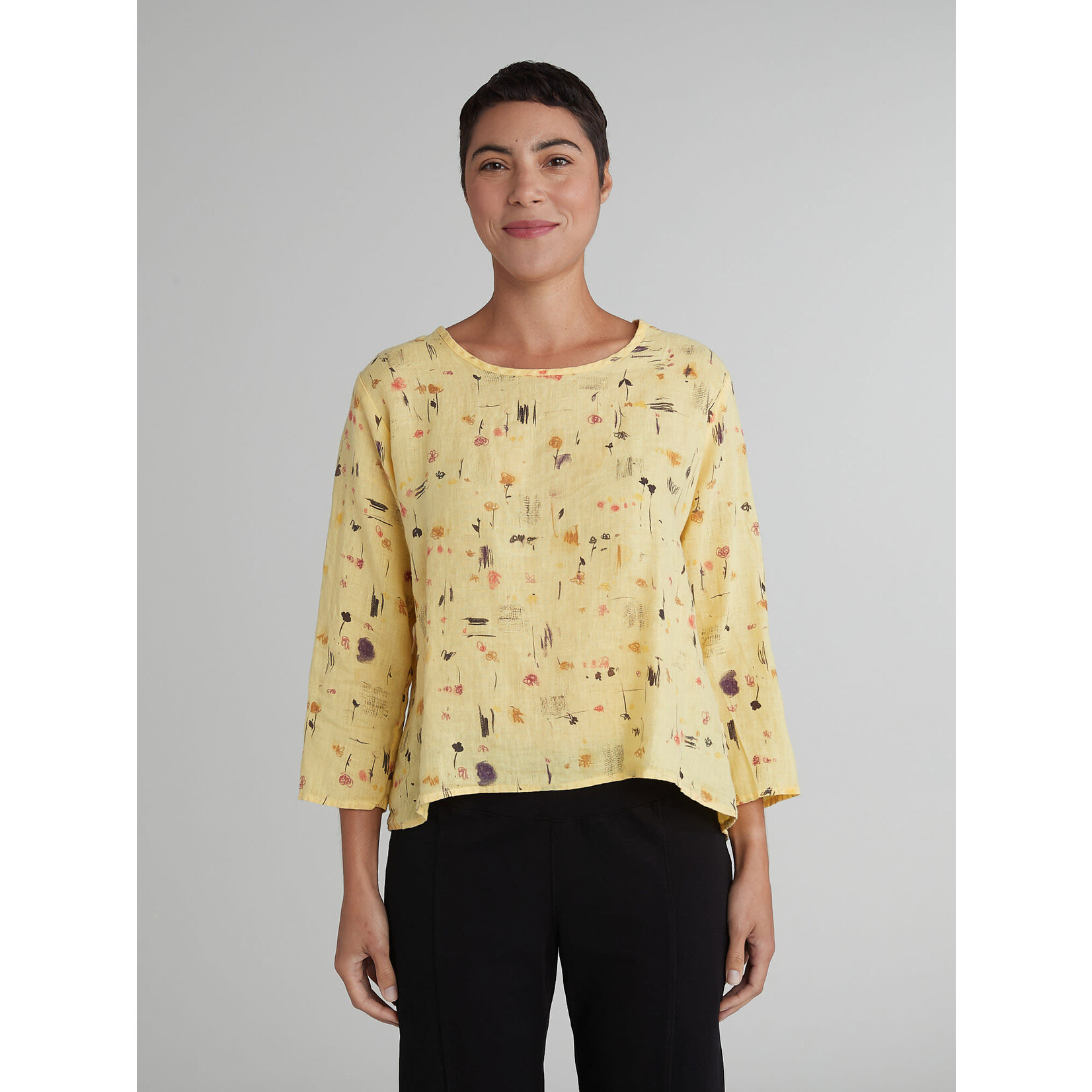 4637965 Graffiti Floral 3/4 Split Back
