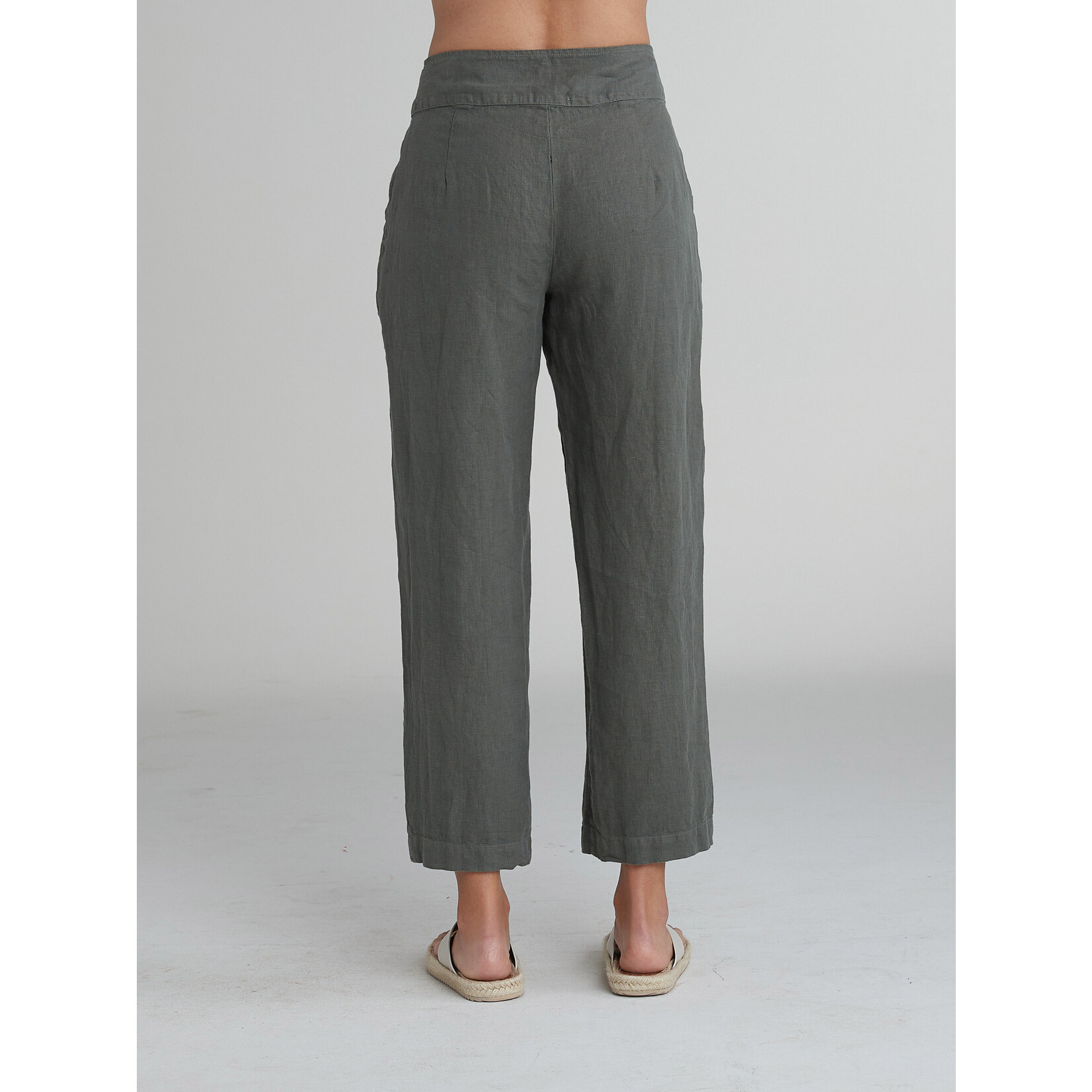 4402853 Linen Button Trouser